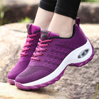 Women's Breathable Lightweight Sneakers with Shock-Absorbing Sole