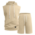 Men's Sleeveless Hoodie Lounge Set