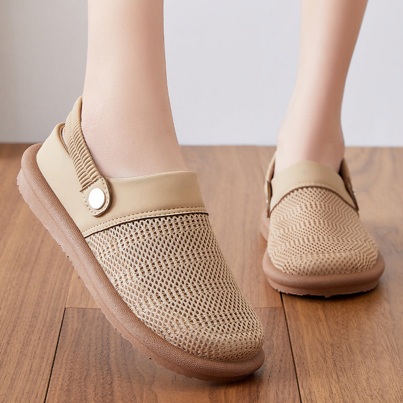Women's Breathable Clogs with Elastic Strap