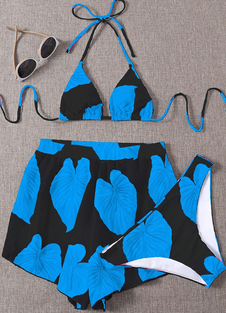 Women's 2-Piece Bikini Set with Trendy Skirt