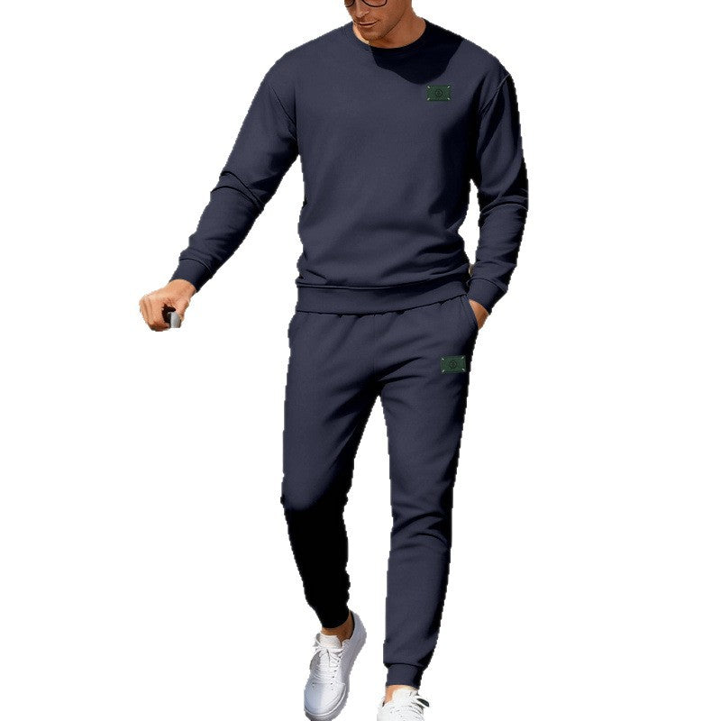 Men's Travel-Friendly Slim-Fit Loungewear Set