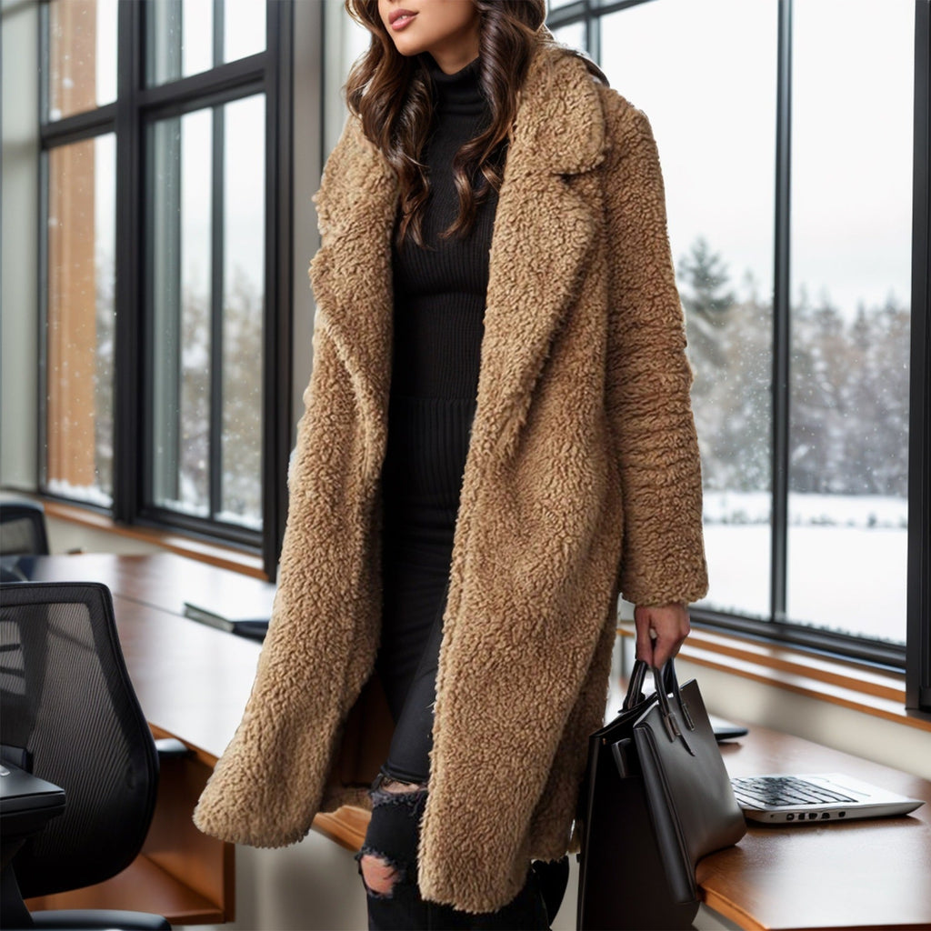 Women's Cozy Oversized Teddy Coat