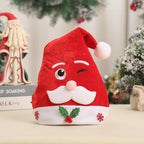 Festive Santa Hat with Reindeer Ears
