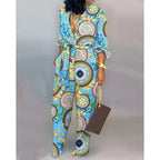 Women's Denim Jumpsuit with Fashionable Patchwork Design and Practical Pockets