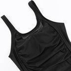 Women's Swim Dress with Elegant Mesh Insert