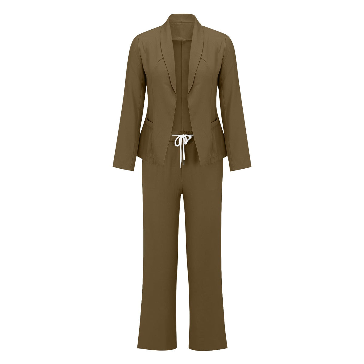 Elegant Blazer-Style Jumpsuit with Adjustable Waist