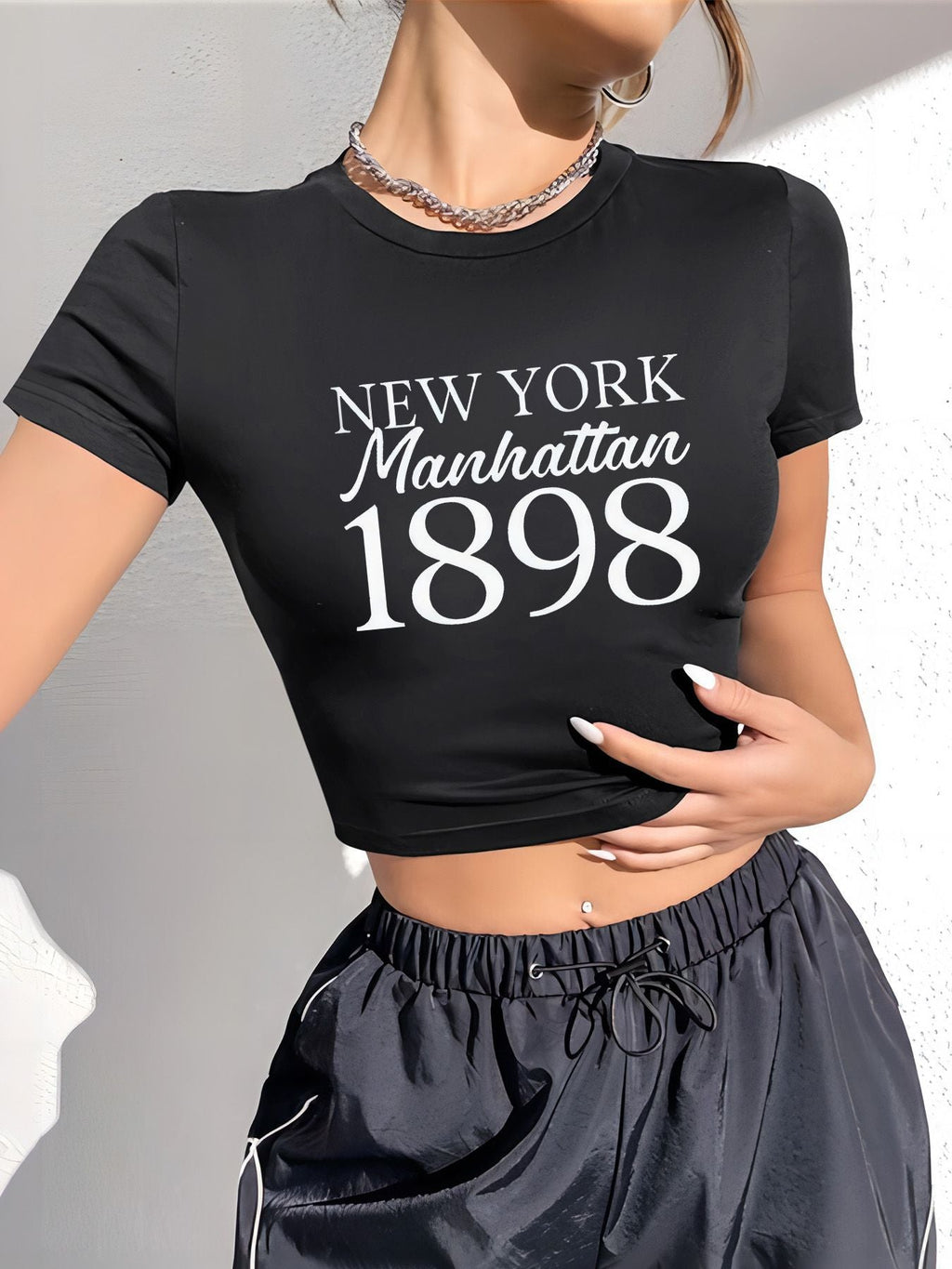 Women's Statement Crop T-Shirt
