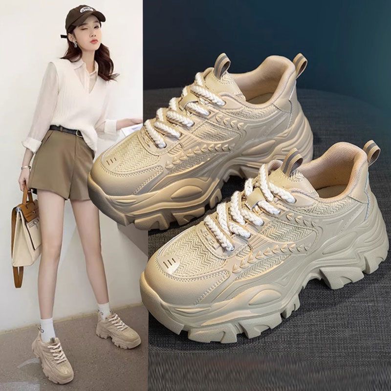 Women's Breathable Chunky Sneakers with Innovative Design