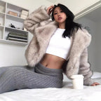 Women's Elegant Faux Fur Jacket