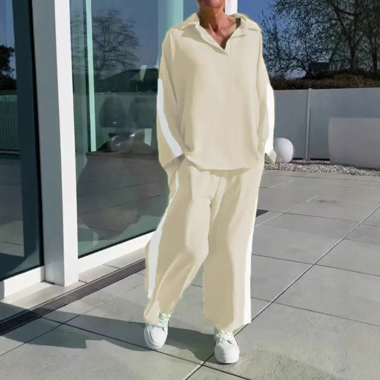 Women's Fashionable Leisure Suit with Sporty Cut