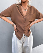 Women's Short-Sleeve Blouse