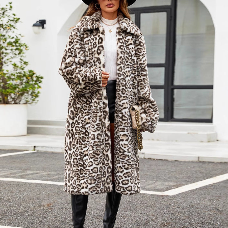 Elegant Faux Fur Coat