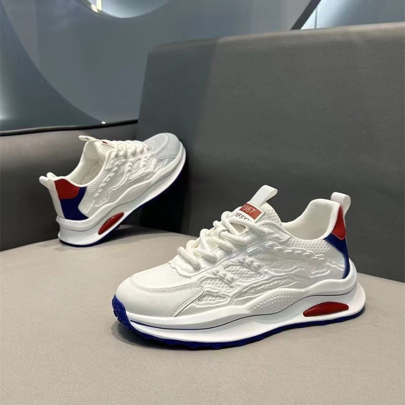 Women's Breathable Casual Sneakers with Cushioned Outsole and Innovative Upper