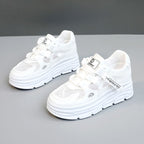 Women's Breathable Platform Sneakers with Ergonomic Design