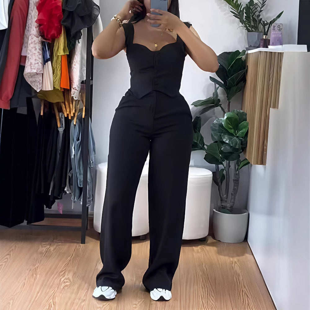 Women's Elegant Form-Fitting Jumpsuit