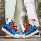 Women's Breathable Casual Sneakers with Elastic Lacing System