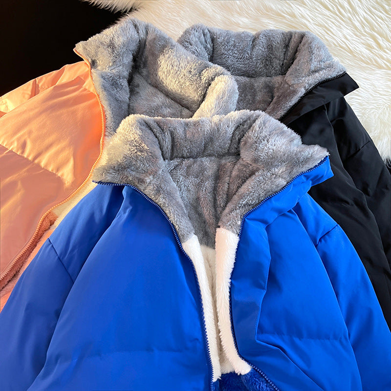 Women's Down Jacket with Soft Lining and High Collar