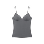 Women's Top with Elastic Straps and Elegant V-Neck
