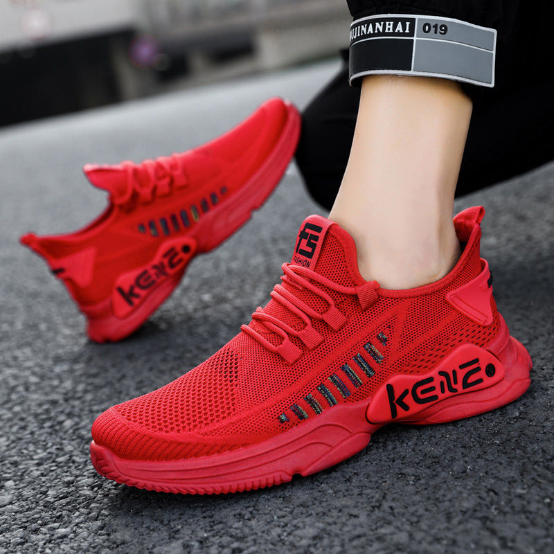Women's Breathable Casual Sneakers with Elastic Lacing System
