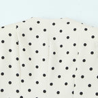Women's Polka-Dot Blouse with Voluminous Sleeves
