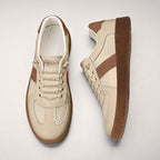 Women's Breathable Lifestyle Sneakers with Elastic Lacing and Durable Sole