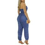 Women's Cut-Out Slim Leg Jumpsuit