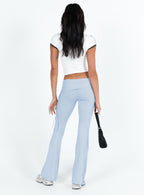 Women's High-Waisted Bootcut Leggings with Elastic Waist