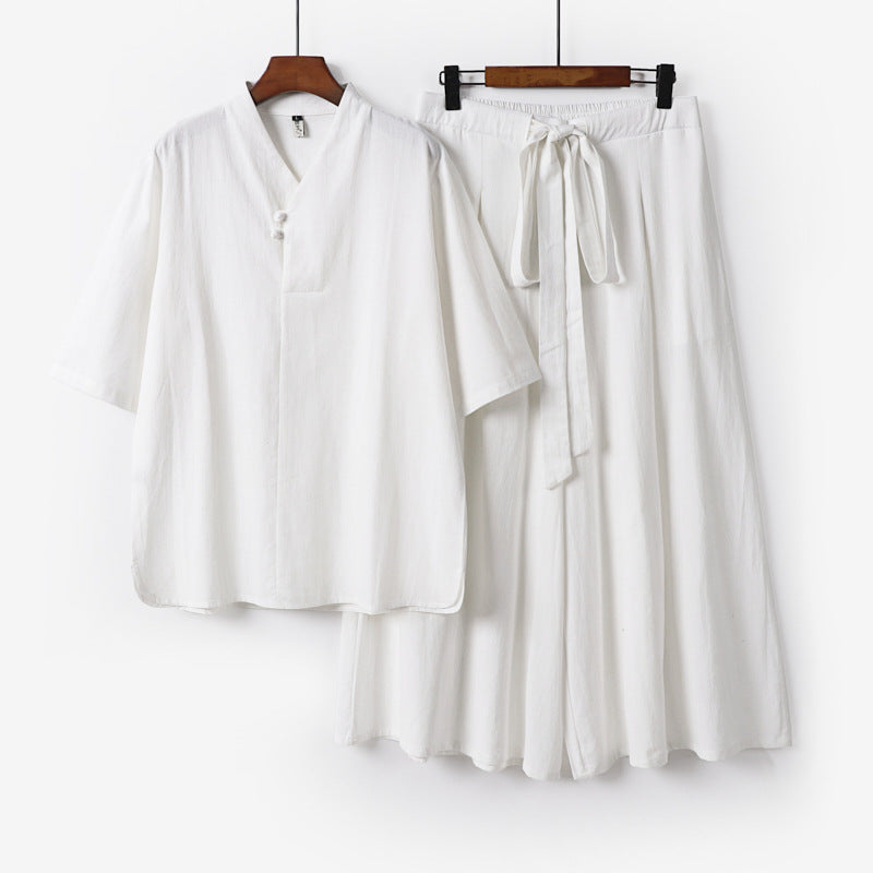 Unisex Two-Piece Kimono Lounge Set