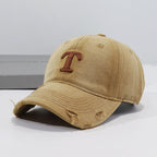 Men's Distressed Denim Cap