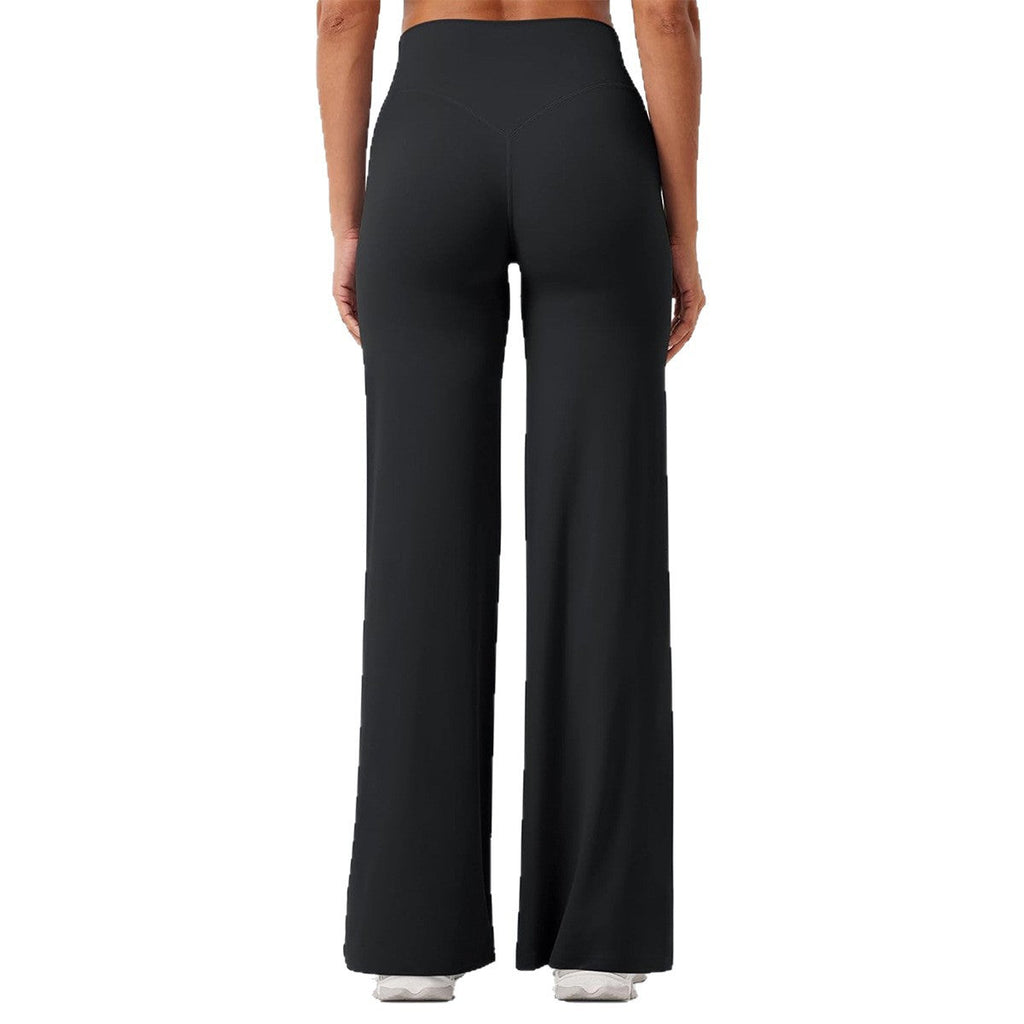 Women's High-Waisted Shaping Lounge Pants with Wide Flares