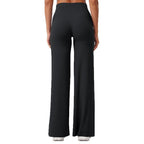 Women's High-Waisted Shaping Lounge Pants with Wide Flares