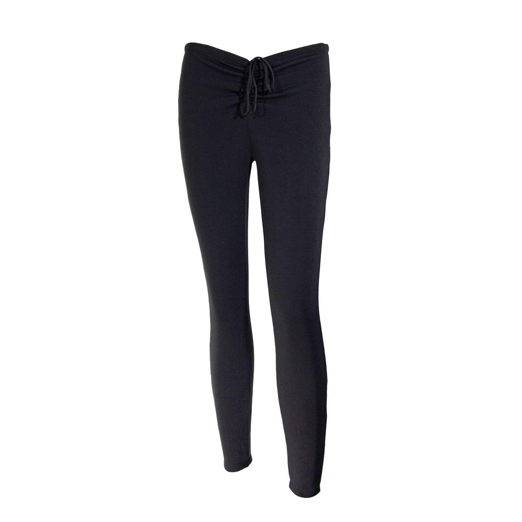 Women's Fleece-Lined Leggings with High Waist and Drawstring