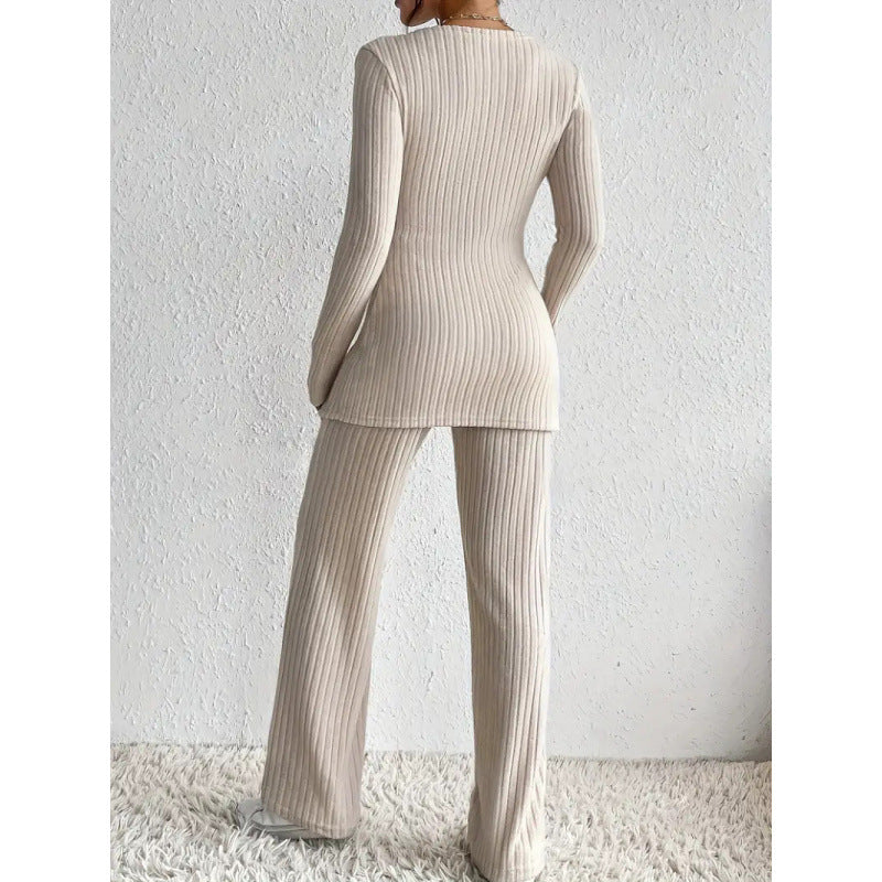 Women's Elegant Casual Knit Suit Set