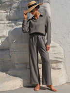 Women's Elegant Two-Piece Set with Relaxed Fit