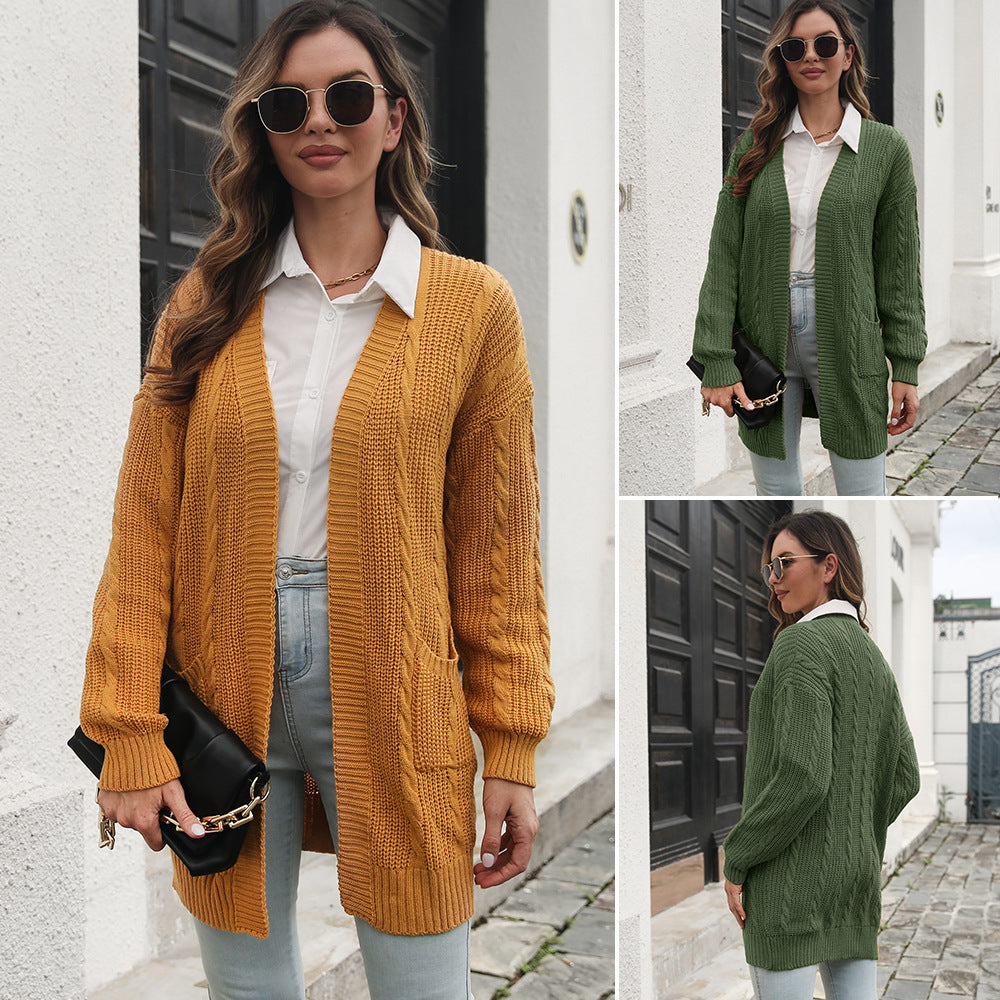 Women's Cable Knit Cardigan