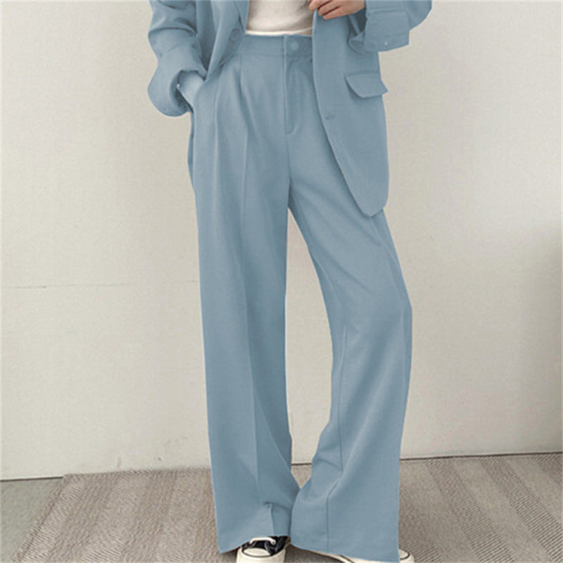Women's Elegant Wide-Cut Blazer Set