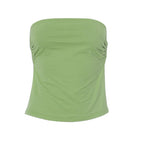 Women's Bandeau Top with Ruffle Details
