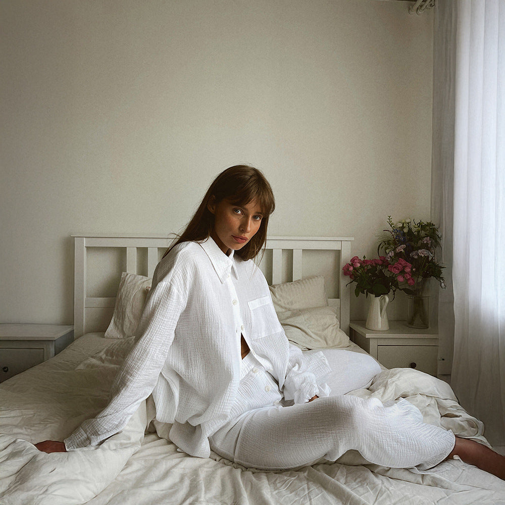 Women's Casual Lounge Set in Breathable Cotton
