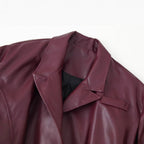 Elegant Women's Faux Leather Jacket