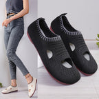 Women's Breathable Running Shoes with Flexible Knit Upper