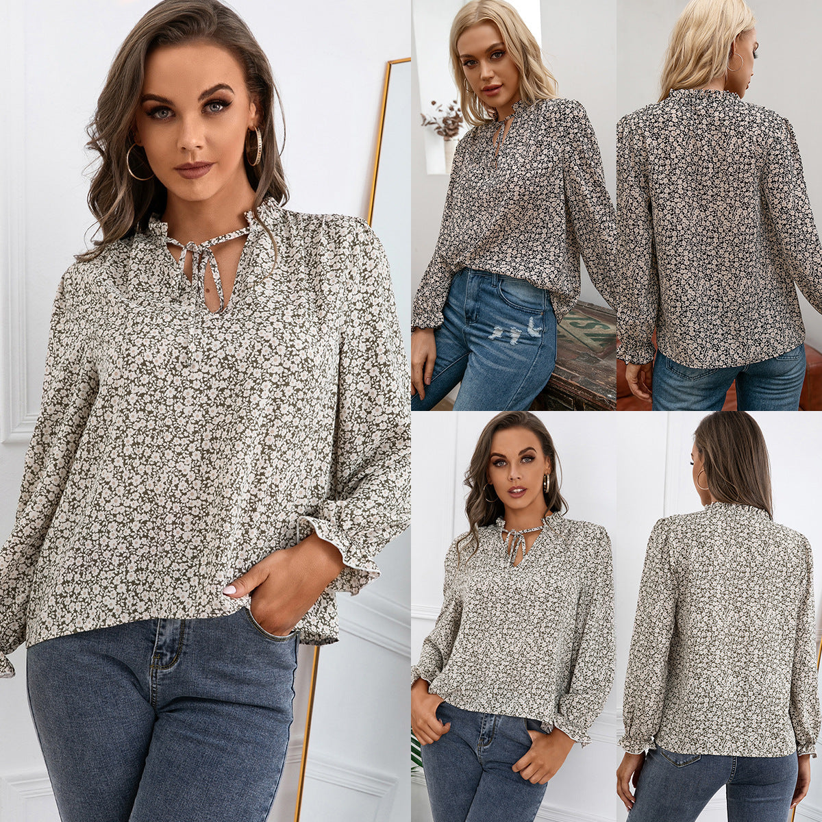 Women's Floral Print Blouse