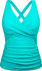 Women's Swimsuit with Wrap Cut and Figure-Flattering Design