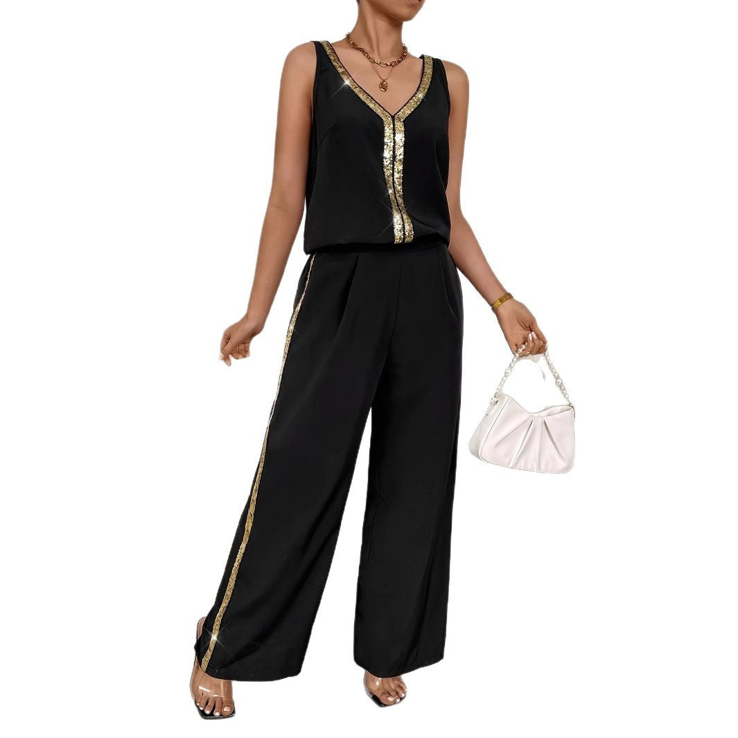 Women's Elegant and Colorful Jumpsuit Set
