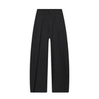Women's Elegant Wide-Leg Trousers with Fine Pleats