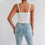Women's Basic Tank Top with Adjustable Straps