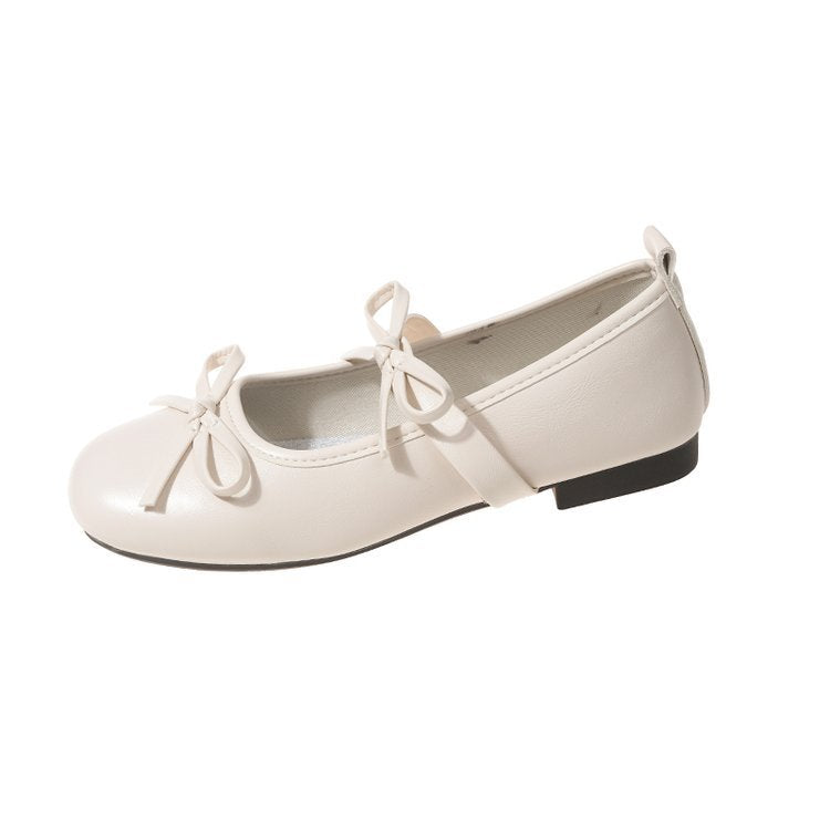 Women's Ballet Flats with Decorative Bow Detail