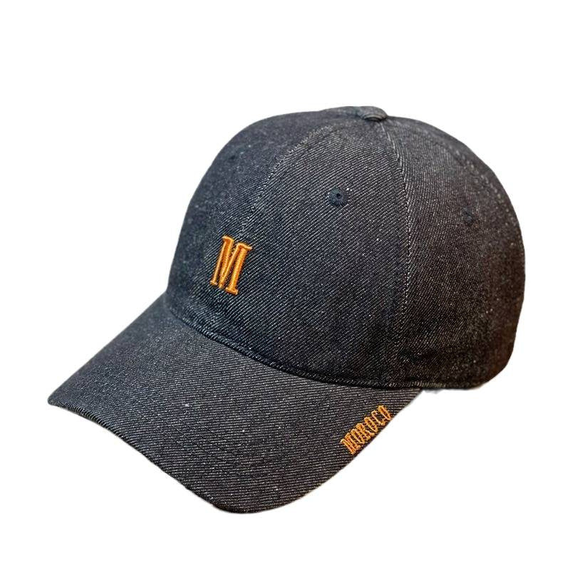 Men's Embroidered Denim Baseball Cap