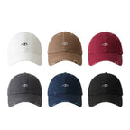 Men's Distressed Cotton Baseball Cap