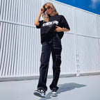 Women's Cotton-Blend Cargo Pants