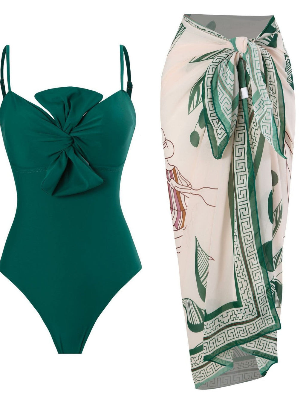 Women's Swimsuit with Wrap Skirt